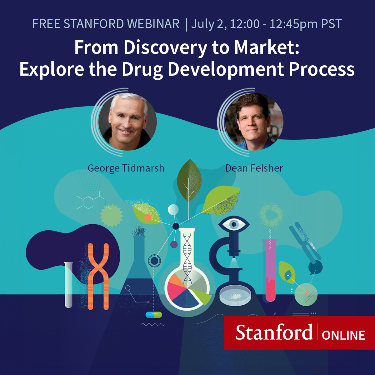 Learn what it takes to bring new medicines to life! Join Dr. George Tidmarsh and Dr. Dean Felsher to explore the future of drug development, and learn about our new graduate certificate: learn.stanford.edu/DrugDevelopmen…