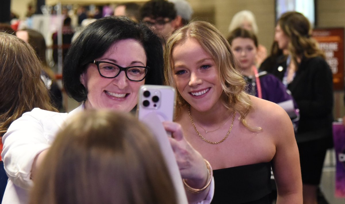 PWIH's tweet photo. It’s Purple Carpet time for @SarahFillier91 at @thepwhlofficial Draft! 📸 https://t.co/GLB8CIYQNg