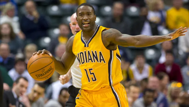 RandomNBAHoops's tweet image. RANDOM NBA PLAYER:
Donald Sloan, PG (2011-2016)

Atlanta Hawks (2011-12)
New Orleans Hornets (2012, 2013)
Cleveland Cavaliers (2012)
Indiana Pacers (2013-15)
Brooklyn Nets (2015-16)

Career Averages: 5.5 PPG, 2.1 RPG, 3.0 APG