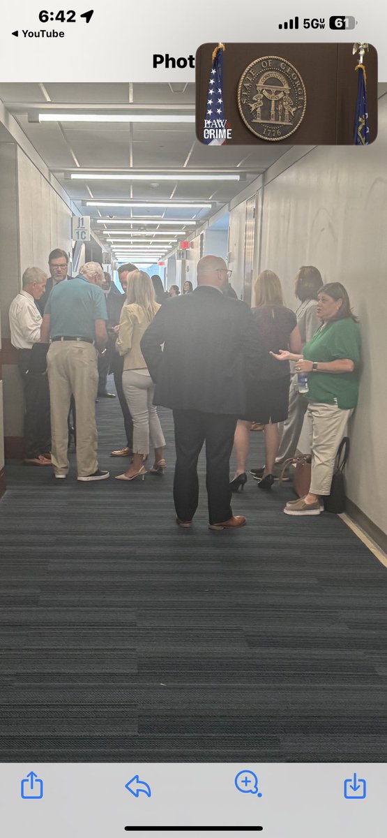 SeidenWSBTV's tweet photo. Nearly two dozen lawyers showed up to the #YSL trial to show support for Brian Steel.
📷 @chadha_law @wsbtv https://t.co/kejBk8uPwl