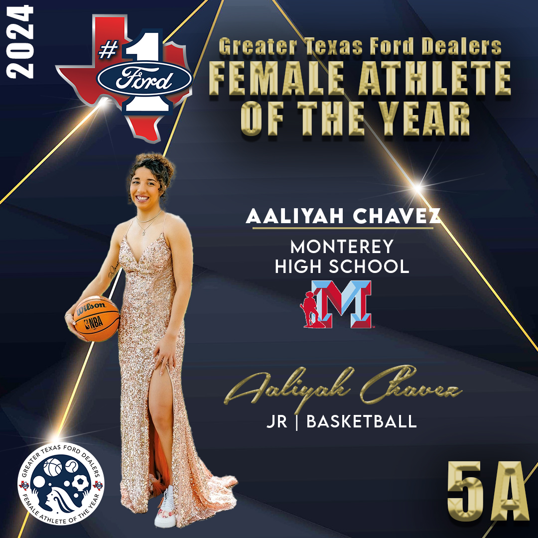 Congratulations Aaliyah Chavez, our 5A GTX Ford Dealers - Female Athlete of the Year.  We cannot wait to see your Sr. year accomplishments &amp; where you decide to take your basketball career.🏆🏀

Check out our exclusive reveal by <a href="/TheRicRenner/">Ric Renner</a> on YouTube! 🔗youtu.be/4m-qYhVZ3mU