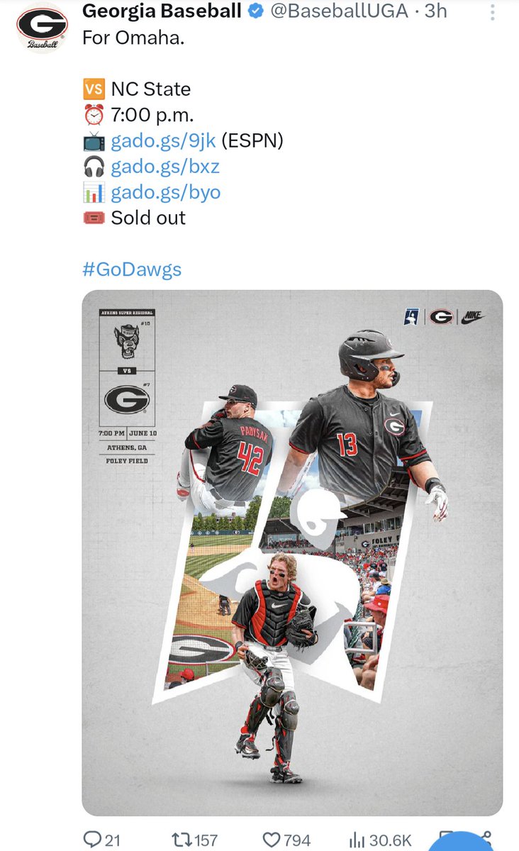 KanuDawg's tweet photo. There's 1 spot left on the board. Let's f*cking get it. #GoDawgs https://t.co/DuBp0sDtO8