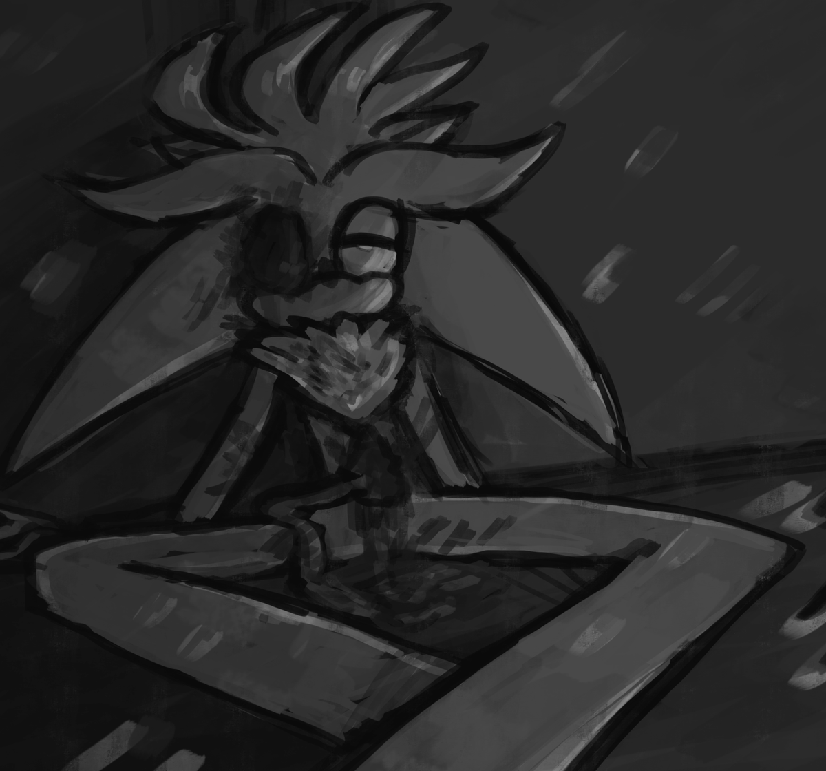 Schn00ds's tweet photo. Been talking to a person in a chat about gore art and i realised i had only one of sonic, so i decided to redraw it :) Decided to add Mephiles (sorta) this time lol
p.s.: i love Silver
#sonic #sth #silver_the_hedgehog #mephiles_the_dark #gore https://t.co/rKuPeq4Sn9