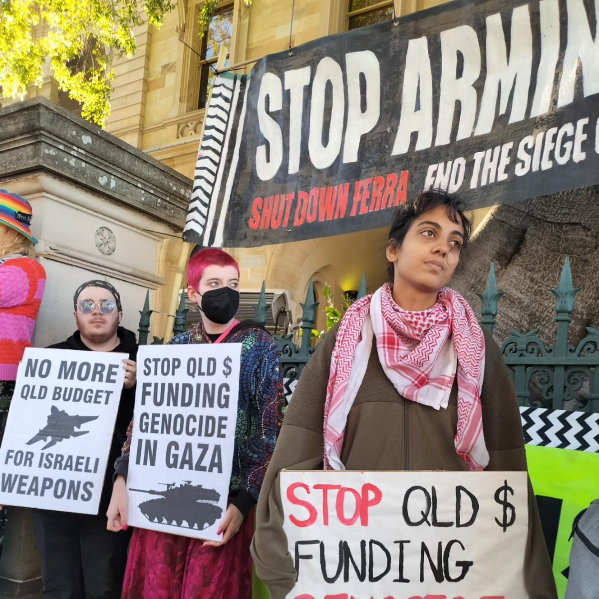 wagepeaceau's tweet photo. The Qld govt. must #StopArmingIsrael
The Qld govt is responsible for genocide.
This one AND the next.
The weapons industry requires genocide. Genocide is their business model.
75 Australian companies are making parts for Lockheed Martin bombers
#FreePalestine #Ceasefire #DLF24 https://t.co/lyLYmgEt8c