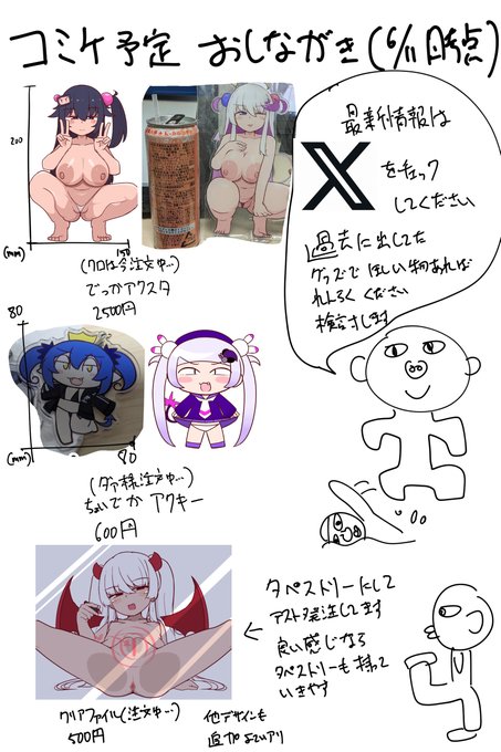 コミケのサイトにひとまず載せる出品物予定のおしながきです
値段、特に出品物は変更の可能性が大いにあります
その都度お知らせします 
