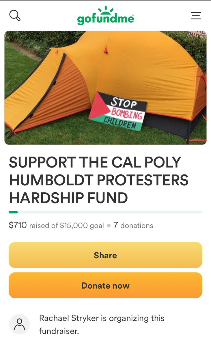 PAM Caucus is raising funds for the student protestors from Cal Poly Humboldt. As a result of the university’s carceral and punitive actions, many students have lost their campus jobs, leading to food, housing, and health insecurity. Click here to d0nate: gofund.me/778f157e