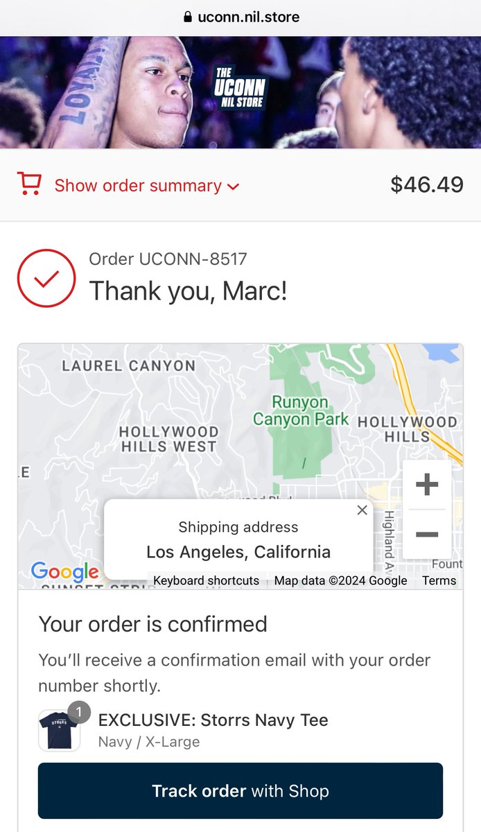 <a href="/UConnNILStore/">UConn NIL Store</a> <a href="/CoachBRobbins/">Brad Robbins</a> <a href="/UConnMBB/">UConn Men's Basketball</a> <a href="/dhurley15/">Dan Hurley</a> <a href="/UConnHuskies/">UConn Huskies</a> <a href="/BleedingBlueNIL/">Bleeding Blue For Good</a> <a href="/John_Fanta/">John Fanta</a> <a href="/TheUConnBlog/">The UConn Blog</a> <a href="/clingan_donovan/">Donovan Clingan</a> <a href="/UConn_BleedBlue/">Zach The UConn Fan</a> Got mine