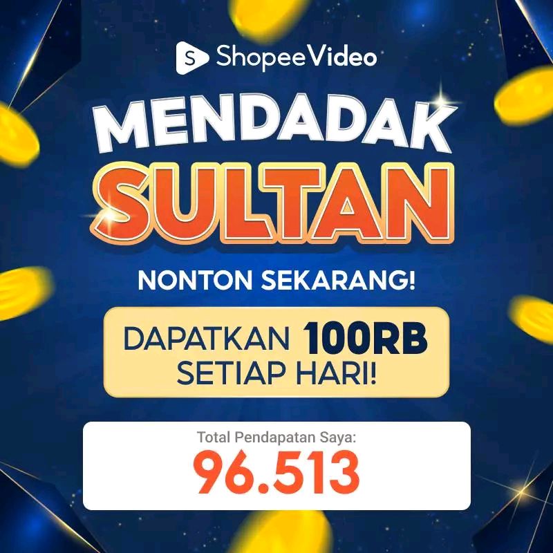 norma_annisa's tweet photo. 👑 Dapat 100.000 dan Voucher Cashback s/d 100RB Setiap Hari!🤯

BONUSku Rp 0
 
Dapatkan juga BONUS Shopee Koin untukmu!
 
#MendadakSultanShopeeVideo 👇
https://t.co/XdCICqA4Ud https://t.co/Iy86TDPedl