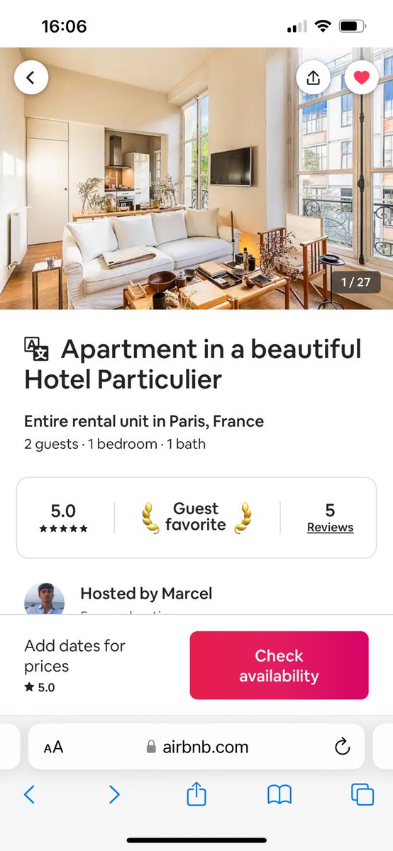 ChristyJamie's tweet photo. Horrible host. Avoid this Airbnb when you’re in Paris. https://t.co/7HQ26P9SUB
