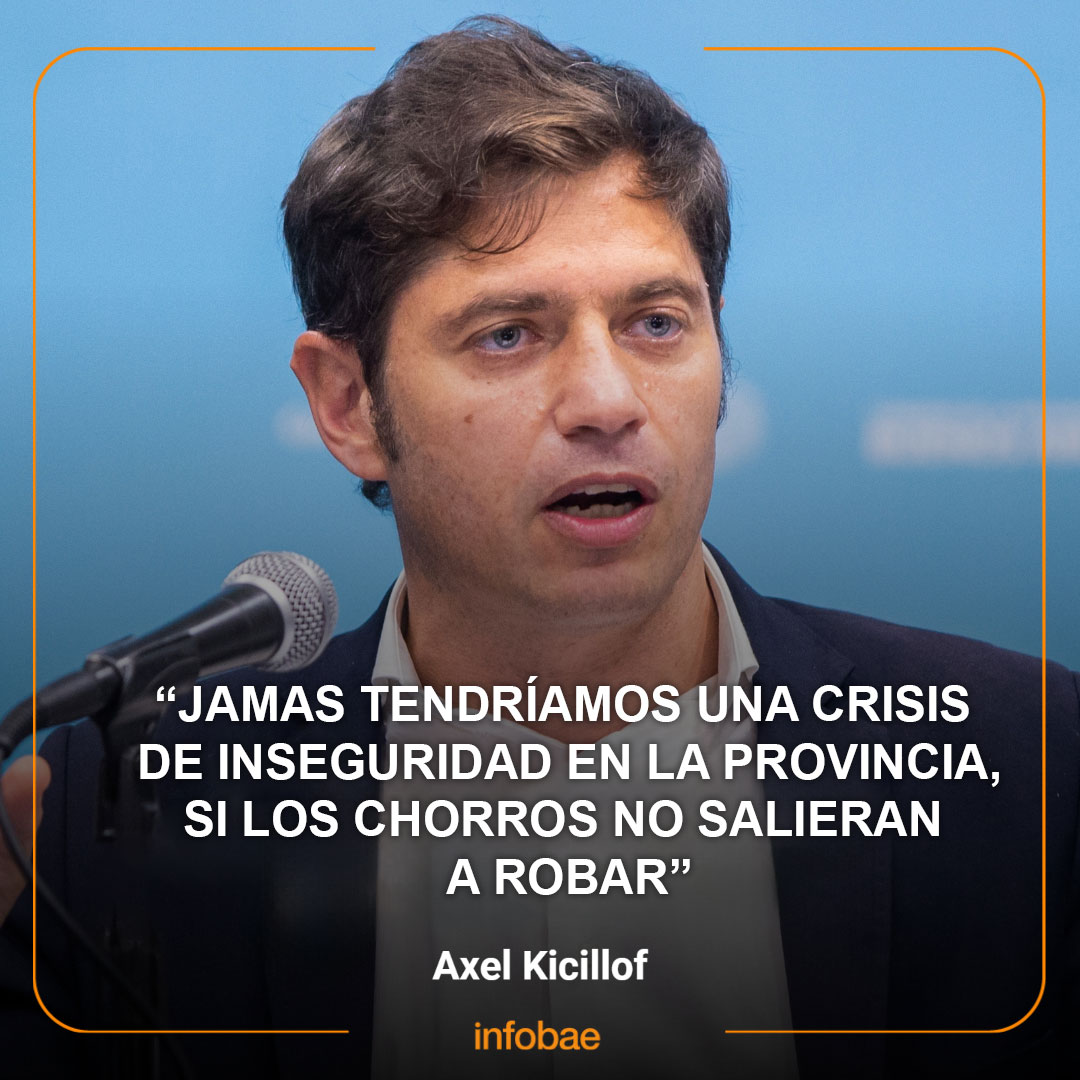 Gus_HL2's tweet photo. Kicillof - "JAMAS TENDRÍAMOS UNA CRISIS DE INSEGURIDAD EN LA PROVINCIA, SI LOS CHORROS NO SALIERAN A ROBAR" https://t.co/TX6Q1O0Pga