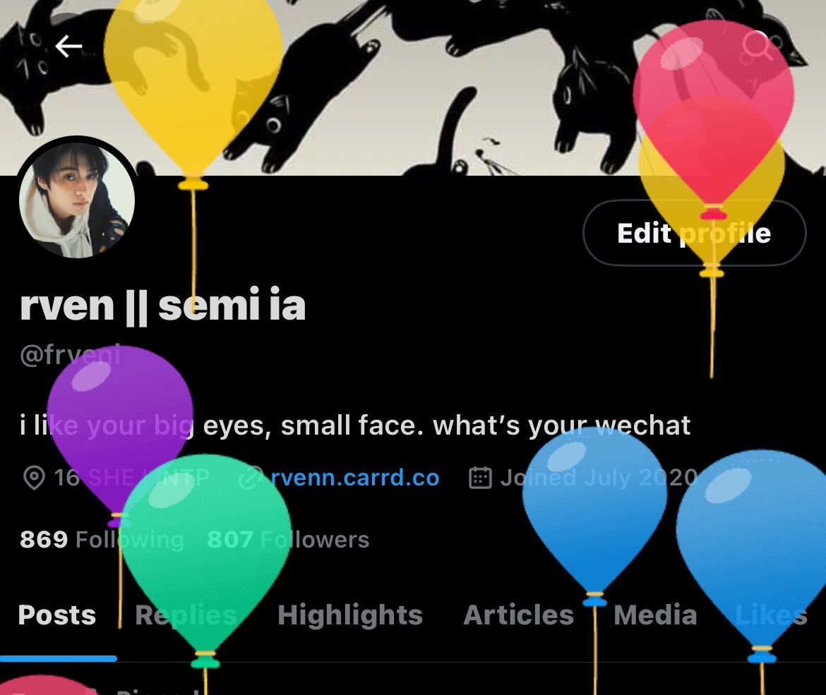 frveni's tweet photo. ik i’m not really active anymore sobs but guess who’s getting balloons today 🫂‼️ https://t.co/9AYW8P4T0K