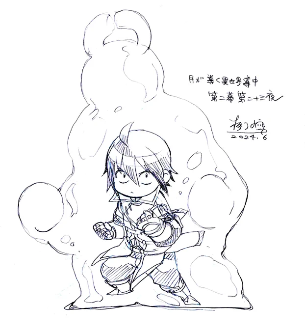 筋トレ報告1440日目 お仕事お急ぎ簡易魔力体若様 
