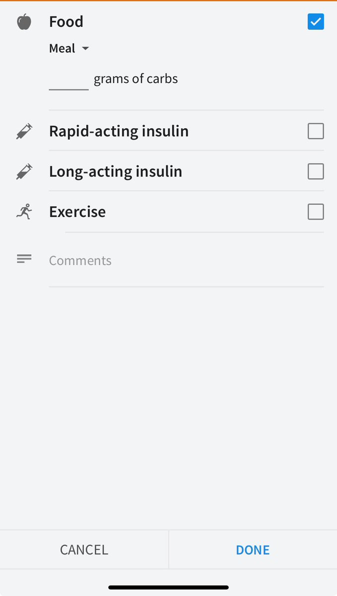 TeachingMrShand's tweet photo. @FreeStyleDiabet research has shown that the amount of fat and protein are key in correct insulin dosing. Sadly at the moment the app does not easily allow this information to be included. I imagine this would be a very simple fix. Can we expect to see this soon? https://t.co/23Rm7aXWvs
