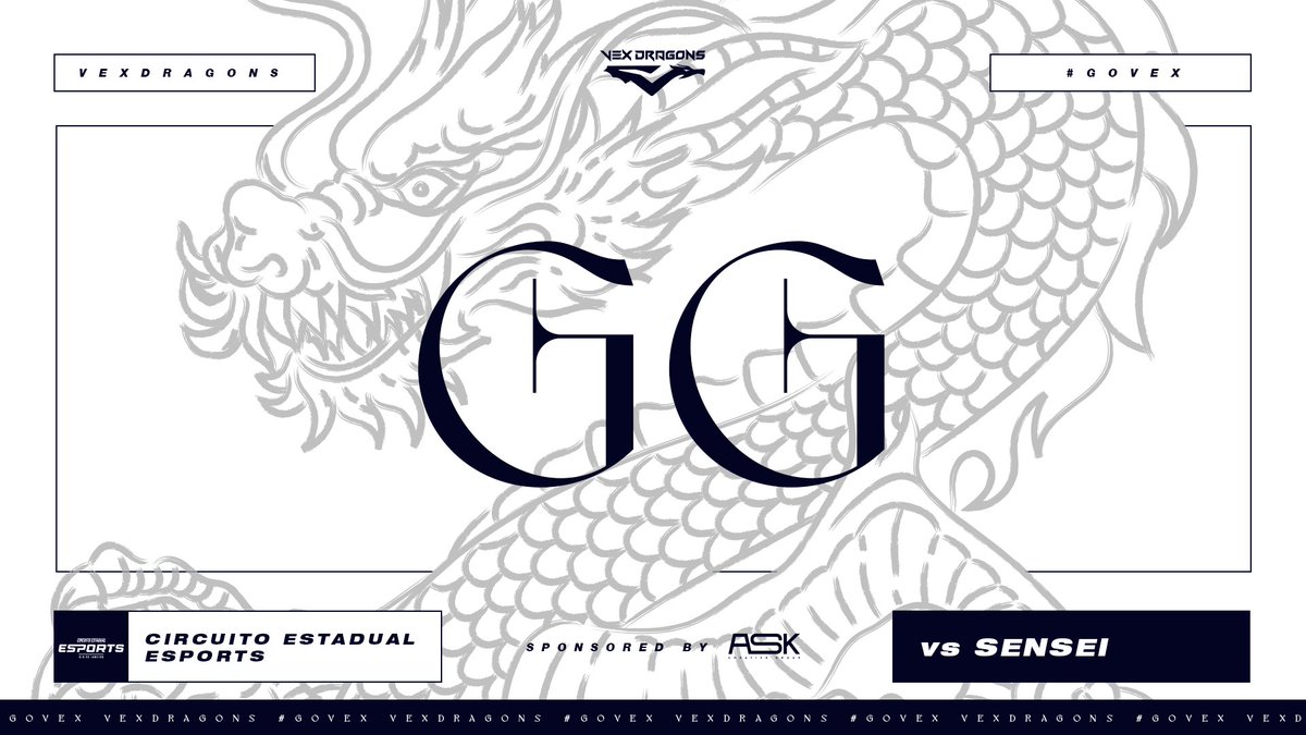 Vex Dragons (@vex_dragons) on Twitter photo As vezes é dias de luta e dias de luta né?! 🥹
GGWP 9x13 vs <a href="/senseiteamgg/">Sensei Team</a>!
Mesmo perdendo, ainda estamos classificados!
Voltaremos mais fortes, dragões! 🐉
#GoVEX #VEXDragons As vezes é dias de luta e dias de luta né?! 🥹
GGWP 9x13 vs <a href="/senseiteamgg/">Sensei Team</a>!
Mesmo perdendo, ainda estamos classificados!
Voltaremos mais fortes, dragões! 🐉
#GoVEX #VEXDragons