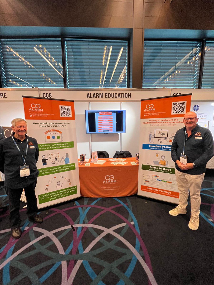 ALARMEducation's tweet photo. We’re super excited to be at the @NSWSPC Conference again this year! 

Come and chat about all things ALARM. We’re keen to share how we can work together to empower teachers to ask the right questions to drive the learning forward! @MaxWoods1848 @FrankPikardt 

#bettertogether https://t.co/n20vSDKRxx