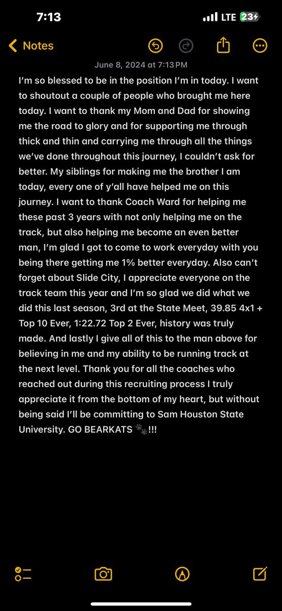 COMMITTED #GoBearkats 🐾