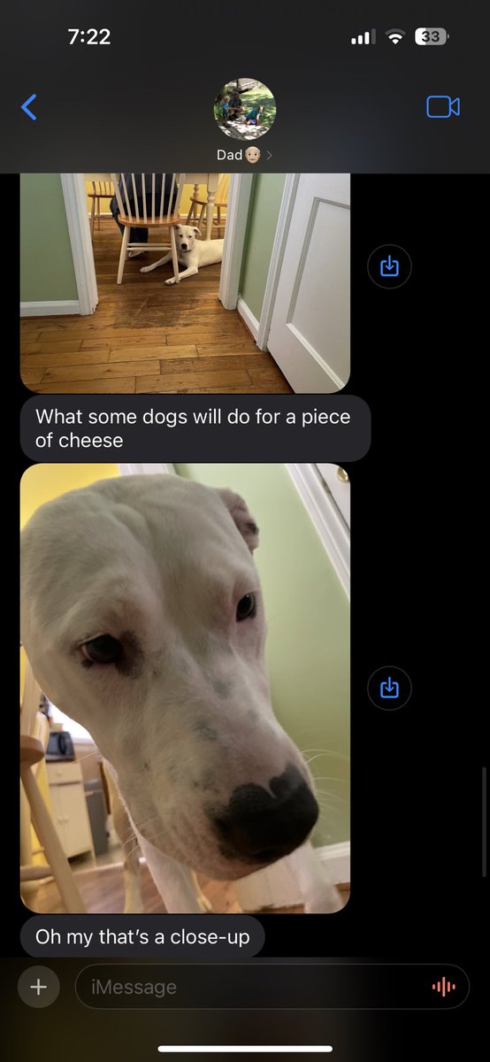 Monica_Clutter's tweet photo. Texting my dad for a mid-day pick me up never disappoints. I swear having parents who are just now learning iPhones never disappoints either https://t.co/eRqgmn3PR2