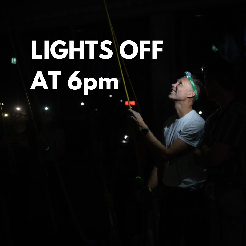 PetzlAustralia's tweet photo. Now that you're recovering from a long weekend of climbing, let's start planning this weekend. Friday Night, Climb Fit Macquarie its the last #PitchBlack of the year. Lights off 6pm. @petzl Lights on sale and food trucks after! https://t.co/L1ybzORdph