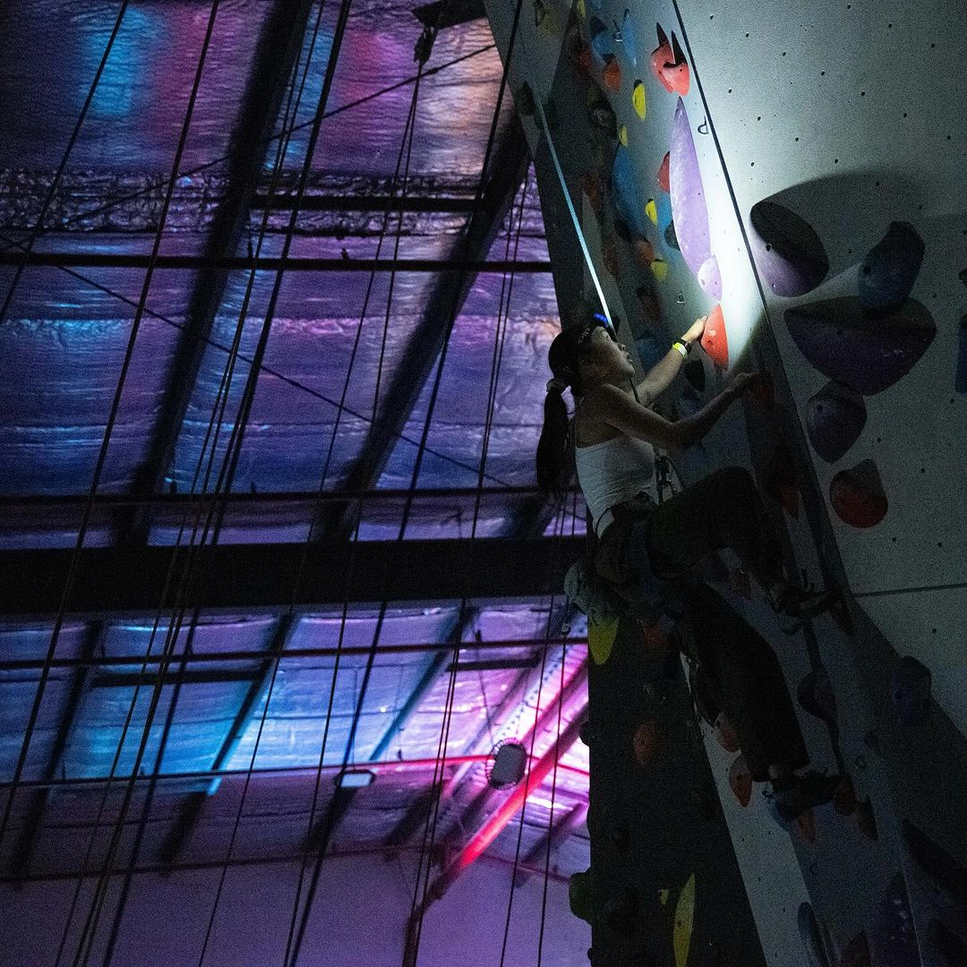PetzlAustralia's tweet photo. Now that you're recovering from a long weekend of climbing, let's start planning this weekend. Friday Night, Climb Fit Macquarie its the last #PitchBlack of the year. Lights off 6pm. @petzl Lights on sale and food trucks after! https://t.co/L1ybzORdph