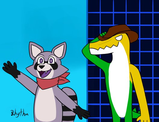 Since both are digital characters, why not put #Rambley and #Gummigoo together?
A little fanart I wanted to make of these two digital pals

#IndigoPark #TADC