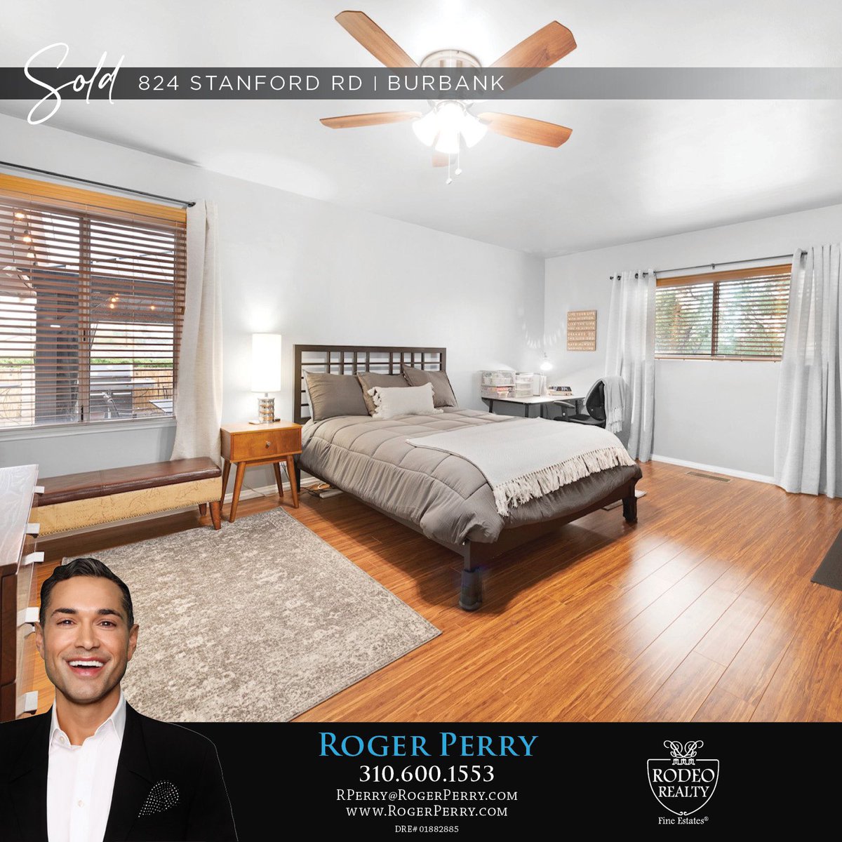 RogerPerryLA's tweet image. SOLD!!!

824 Stanford Rd • Burbank

4 beds • 2.5 baths • 2,666 sq ft • 6,886 sq ft lot

Fabulous Mid-Century VIEW Home in PRIME Burbank! 

#InEscrow #sold #realestate #realtor #luxurylifestyle #luxuryhomes #luxuryrealestate #losangeles #belair #hollywood #celebrityhomes