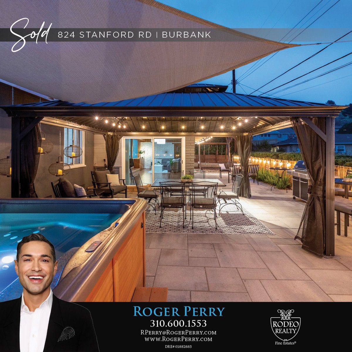 RogerPerryLA's tweet image. SOLD!!!

824 Stanford Rd • Burbank

4 beds • 2.5 baths • 2,666 sq ft • 6,886 sq ft lot

Fabulous Mid-Century VIEW Home in PRIME Burbank! 

#InEscrow #sold #realestate #realtor #luxurylifestyle #luxuryhomes #luxuryrealestate #losangeles #belair #hollywood #celebrityhomes