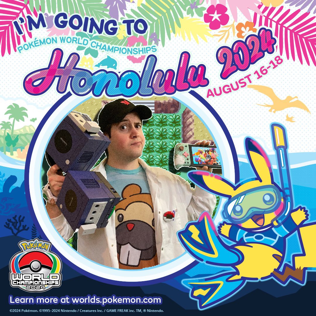 It has been a dream of mine to attend the @Pokemon World Championships as a  Creator. I am honored and extremely excited to announce that I have been  selected as a Notable