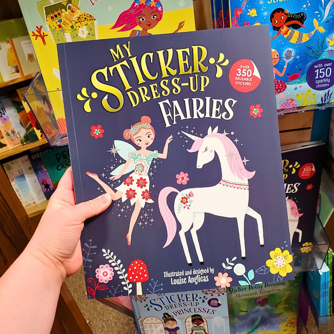 SourcebooksKids's tweet image. My Sticker Dress-Up is a fantastic series of fun sticker books, featuring everything from unicorns to fairies to princesses to dancers to llamas! We spotted these two at Titcomb's Bookshop in East Sandwich, MA! 💃🦄🧚

#stickerbooks #stickersforkids #stickerbook #stickeractivity