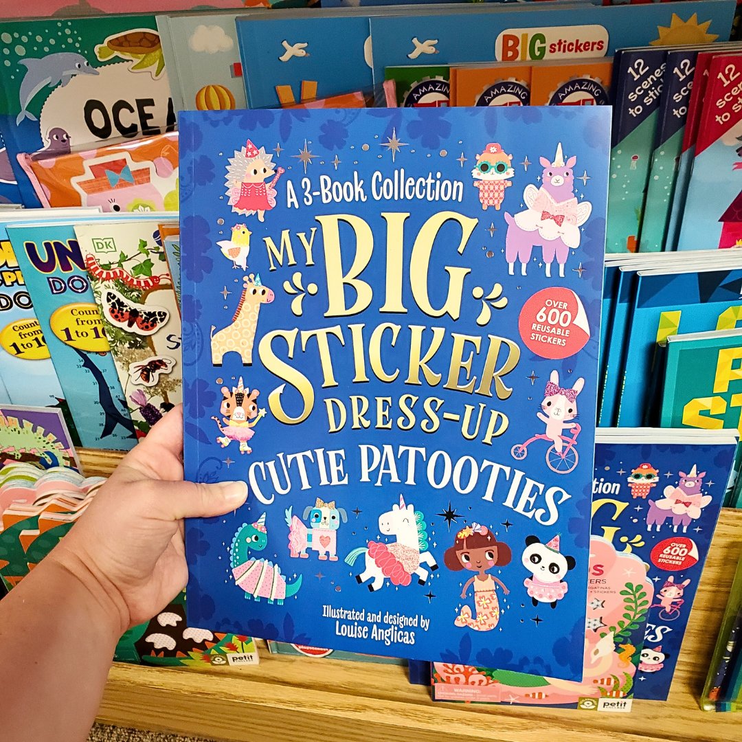 SourcebooksKids's tweet image. My Sticker Dress-Up is a fantastic series of fun sticker books, featuring everything from unicorns to fairies to princesses to dancers to llamas! We spotted these two at Titcomb's Bookshop in East Sandwich, MA! 💃🦄🧚

#stickerbooks #stickersforkids #stickerbook #stickeractivity