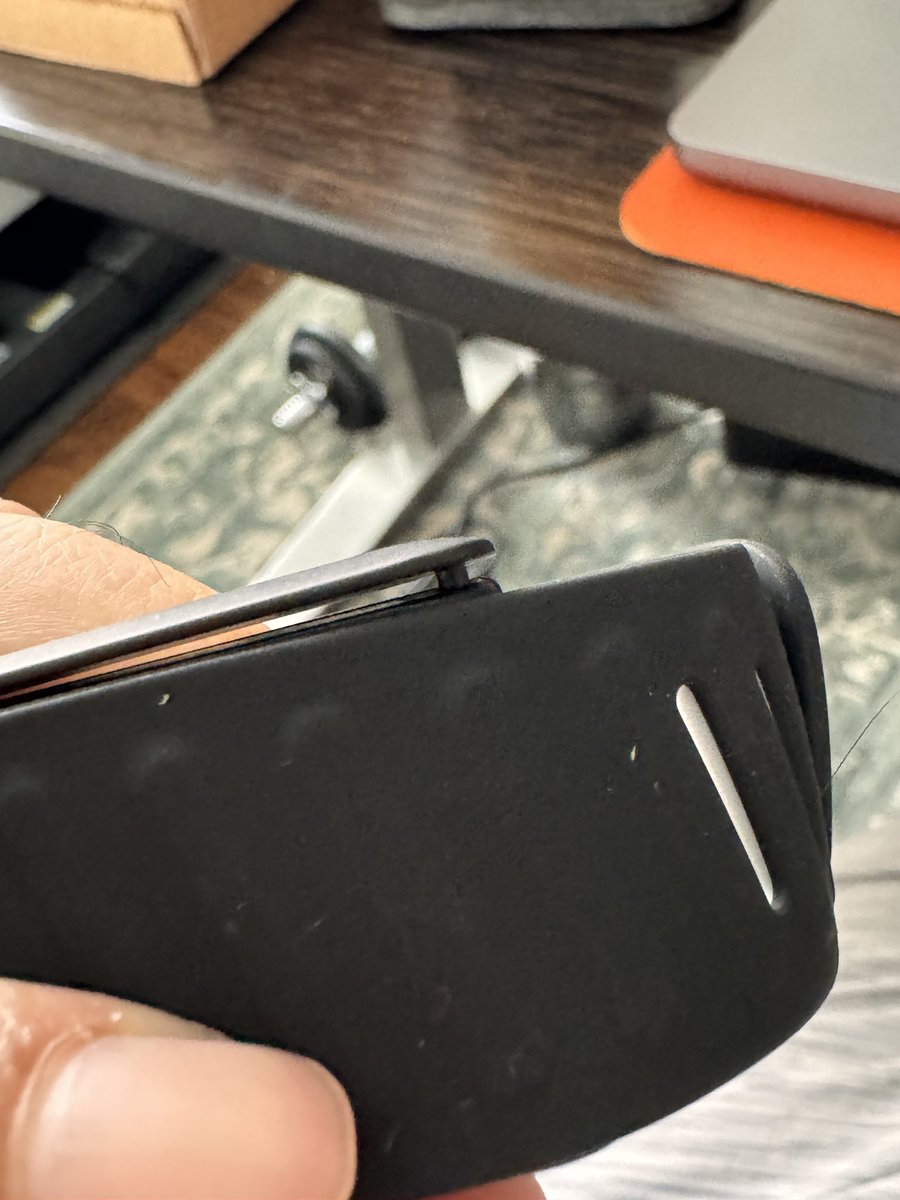 omerrana's tweet photo. @WHOOP @willahmed Ordered the new sportsflex band and have two issues. Looks used and does not sit right. See images. https://t.co/S7K2xSD5fF