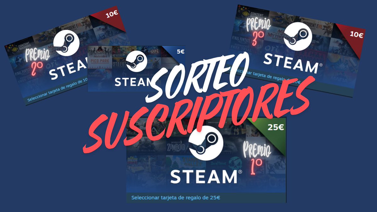 📣ALERTA SE VIENE  DOBLE SORTEO📣!!!!
EL DIA 19/06 HARE UN SORTEO EN MI CANAL 
1⃣ SORTEO EN MI CANAL
🟢SORTEO PARA SUSCRIPTORES
🟢3 PREMIOS:10€,15€ Y 25€  STEAM
2⃣ SORTEO  SEGUIDORES: 5€STEAM
🟢SIGUEME AQUI Y EN twitch.tv/ayshana_sndtv
🟢 DALE 🩷,COMPARTE Y MENCIONA 1 AMIGO