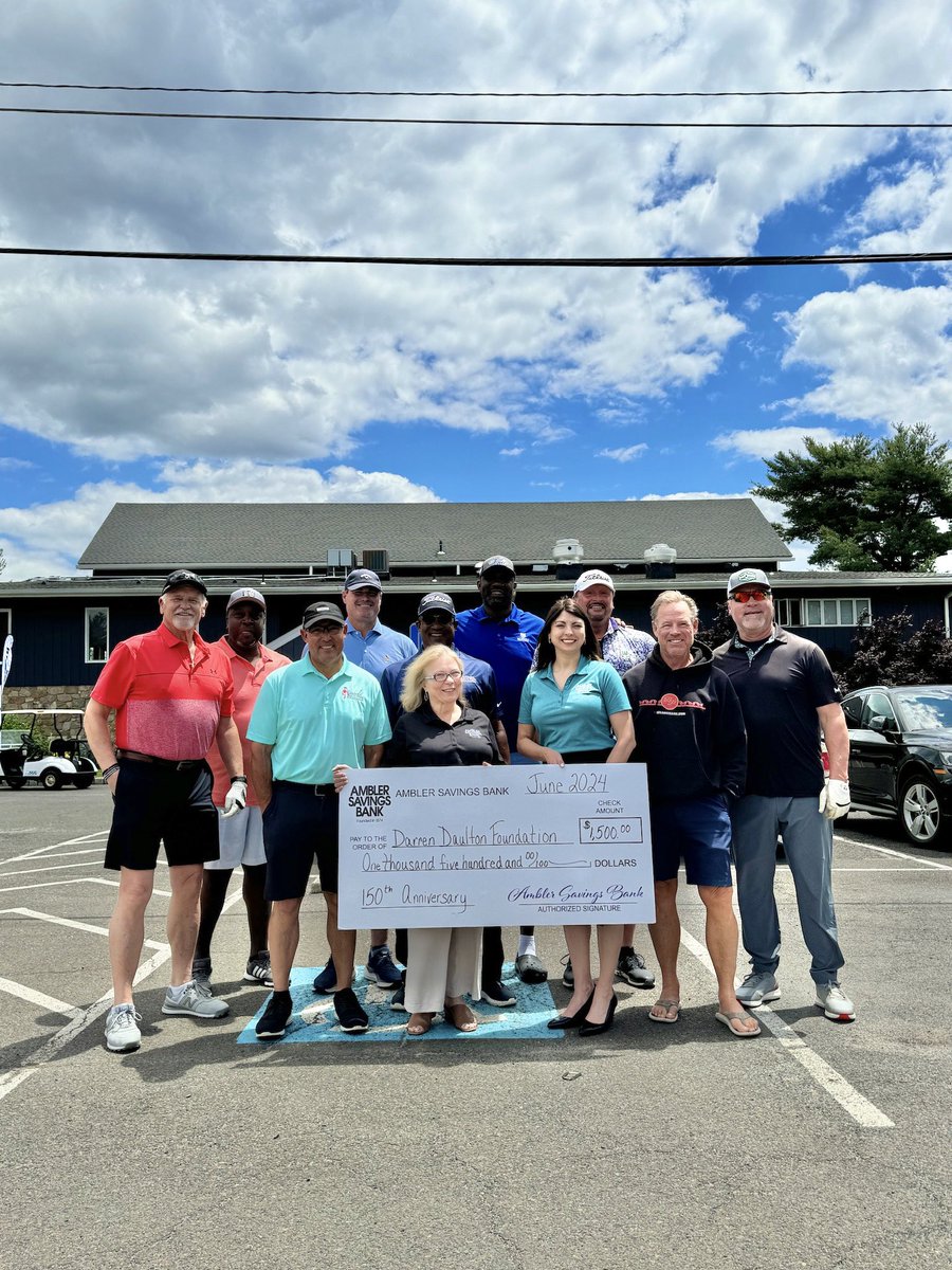 TheDDFoundation's tweet photo. We’d like to send a huge thank you to everyone joining us today at Yardley Country Club, and a special thank you to Ambler Savings Bank for their generous donation. 

We will continue to remember Dutch, and raise awareness and money for those who may be fighting brian cancer! https://t.co/pXIXy5J5F0