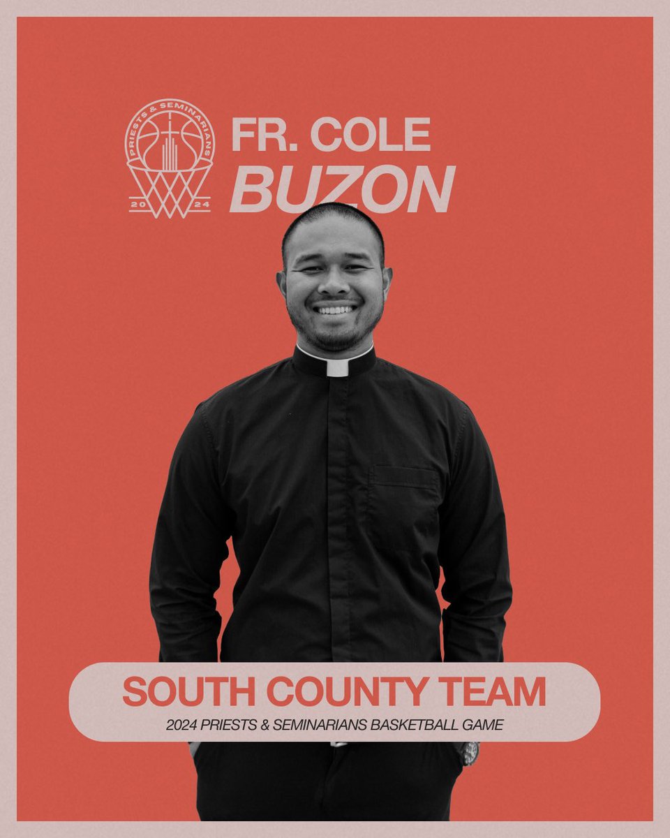 OrangeDiocese's tweet image. 🏀 Let's meet some of the players for THIS Friday’s Game: 

•Newly ordained and ready to leave it all on the court: Fr. Cole Buzon 
•Lakers fan: Seminarian Ivan Lopez
•Recently seen staying #prayedup with Mark Wahlberg: Fr. Duy Le

THIS Friday, June 14
Mater Dei High School