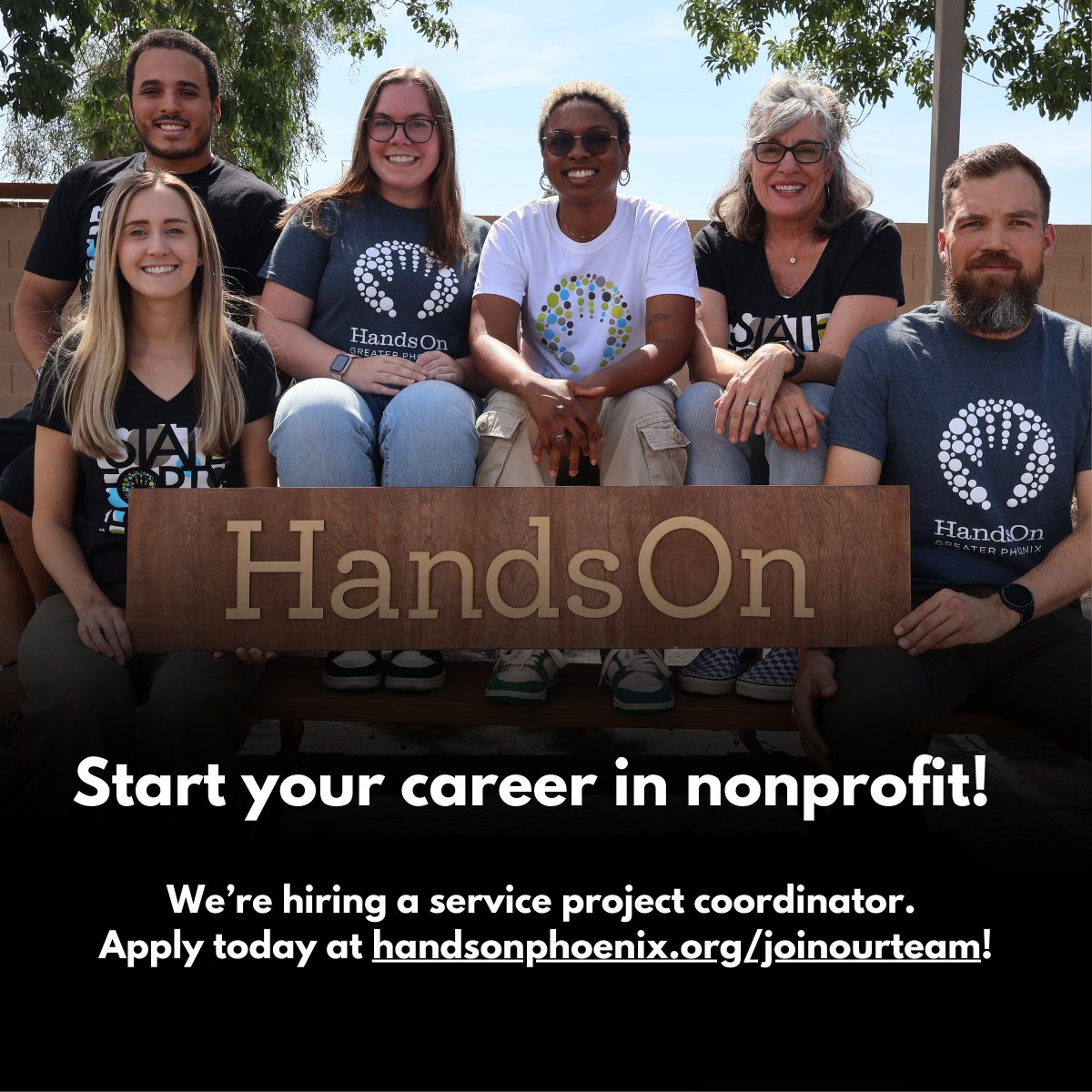 WE'RE HIRING! 

HGP is looking for someone to manage the execution of our large-scale days of service. We are looking for someone ready to use their knowledge of tools and landscaping to make a difference in the community. 

Visit handsonphoenix.org/joinourteam for application details.