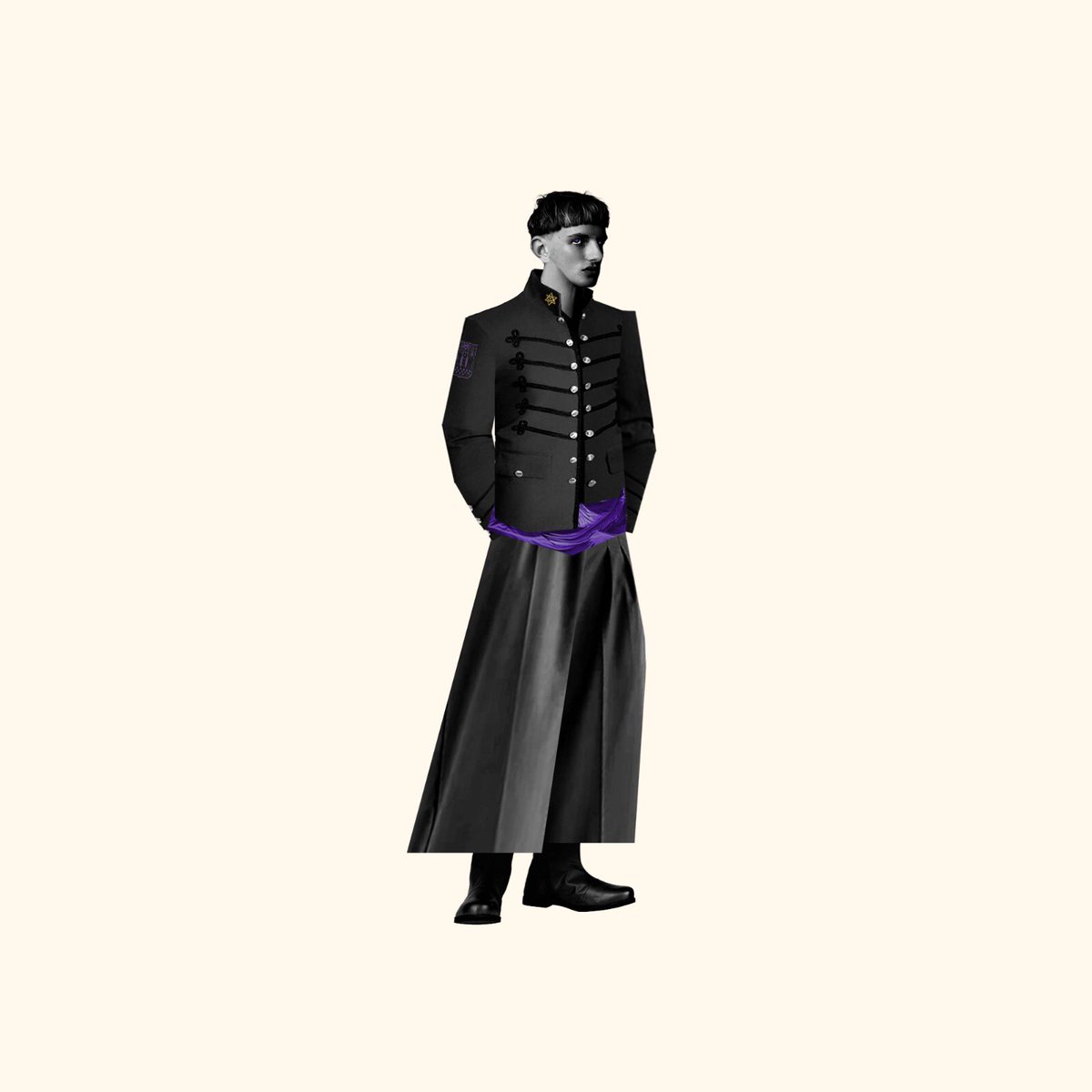 SomaticMaterial's tweet photo. Bartô, Herald of The Purple Star, Vassel of The Chaos Eyes. 
#ttrpg #oc #character #characterart #digitalart #dnd #5e #osr https://t.co/ixNCdtEhDG