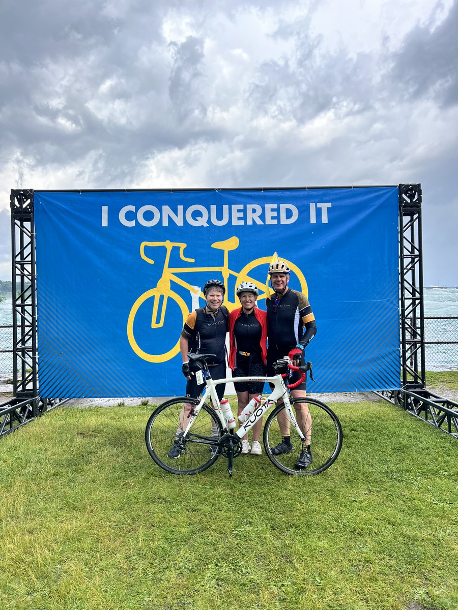 flyNovaJet's tweet image. Our NovaJet team conquered over 290km this past weekend #Ride2Conquer🚴Over 4,000 riders and $20mil were raised—what a weekend and event to be part of!

A huge thank you to our riders: Alexis Harriman, Chad Lockhart, Chris Sheldrake, Roderick MacDonald &amp;amp; Sara-Anne Churchill 👏🏅