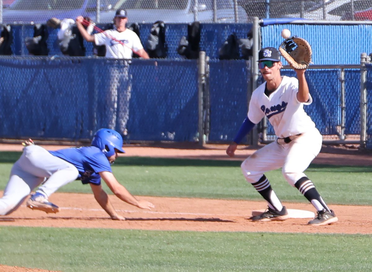 SMCCCougars's tweet photo. BREAKING: Wylie Waters of @SoMtnBaseball earns @NJCAA Division I Honorable Mention All-American honors! 

The sophomore batted .404 with 47 Rs, 14 2Bs, 4 3Bs, 5 HRs, 43 RBIs, 27 BBs, and 2 SBs in 55 games for the Region I Division I Champions! https://t.co/QMrGGGFmOm
