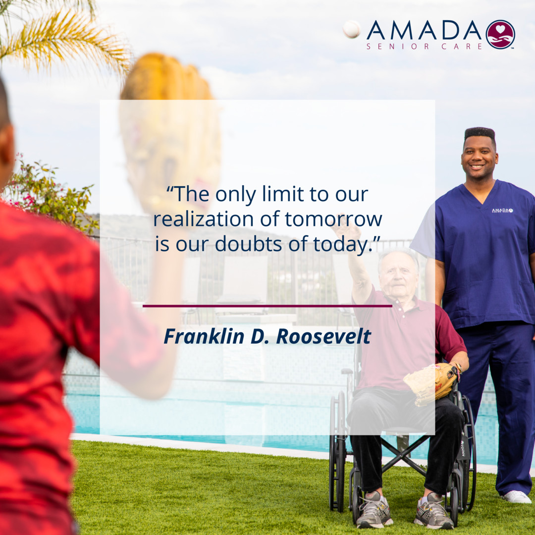 Happy Monday to all our valued franchise partners! Remember, "The only limit to our realization of tomorrow is our doubts of today." – Franklin D. Roosevelt. Believe in yourself and make this week count! 💪

#MotivationalMonday #FranchiseSuccess #AmadaSeniorCare