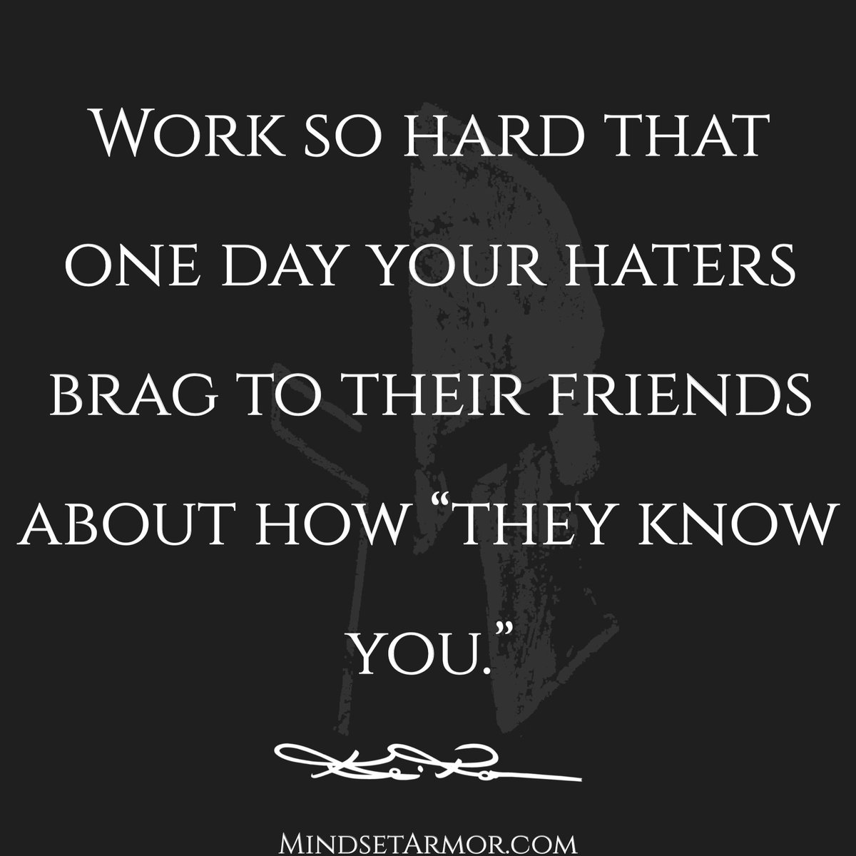 MindsetArmor's tweet photo. It shouldn’t be your only motivation but it damn sure will light a fire. 

#provethemwrong #haters #work #hardwork #motivation #inspiration #mindset #firedup https://t.co/nI0I0odfBt