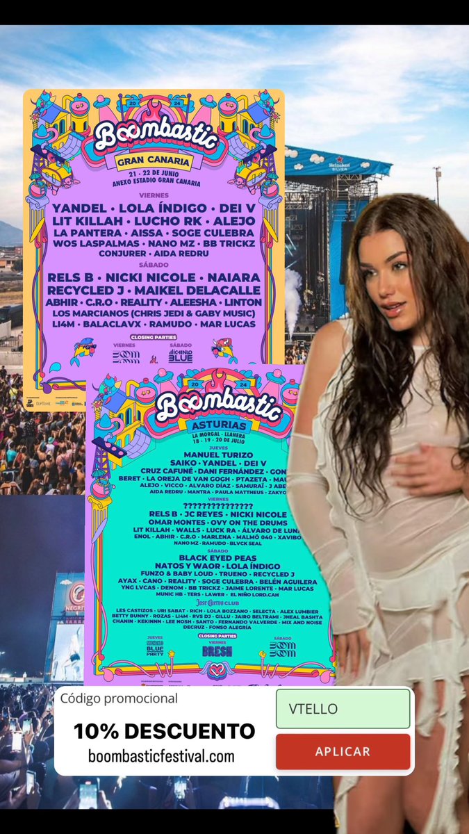 VictorTello25's tweet photo. 💜AIDA REDEU nos hará vibrar con su simpatía y profesionalidad este año en @boombastic_fest 

@Aidaredru_ @aidaredrunews @aidaredrufam @famredru @CMalgani2952 @Aidaredru_arde #AidaRedru
#Boombastic #BoombasticFestival #BoombasticAsturias #BoombasticCanarias #BoombasticMalaga https://t.co/Nw0YFTjYdO