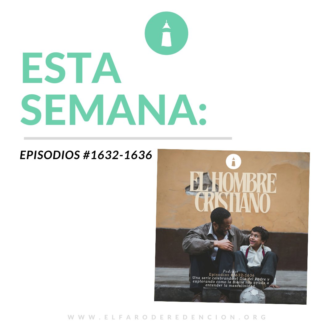 faroderedencion's tweet photo. #EstaSemana

Se acerca el Día del Padre, y hoy comenzamos una nueva serie titulada “El Hombre Cristiano”. En esta serie exploraremos como la Biblia nos ayuda a entender la #masculinidad y el rol del hombre en este mundo. ¡No te la pierdas!

https://t.co/lpAKTscXez https://t.co/Lu1BDA2FuY