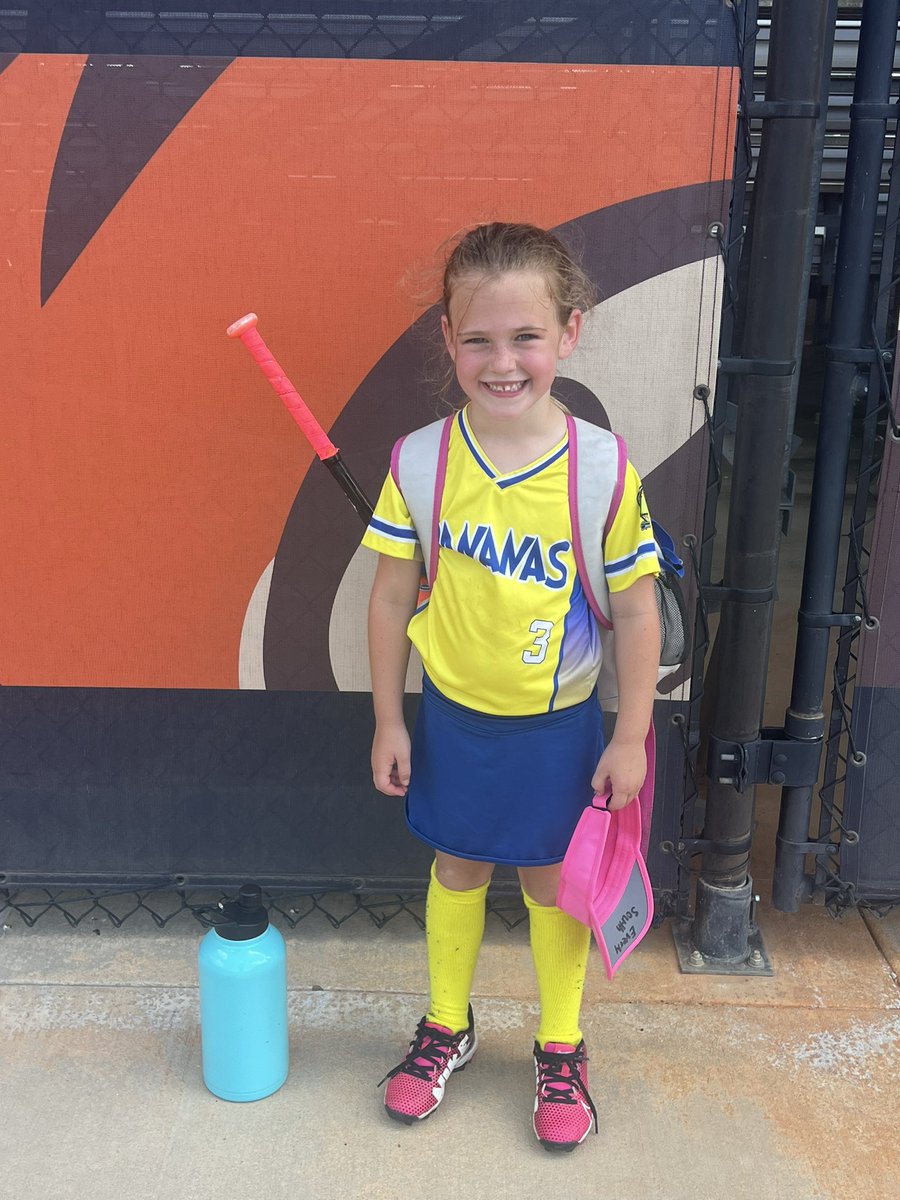 kinderJessSouth's tweet photo. Bridgeland baseball camp for big bros last week and softball camp for little sister this week. We’ve had a busy summer so far @BridgelandBsb @Bridgeland_SB https://t.co/cSaSBvNwS7