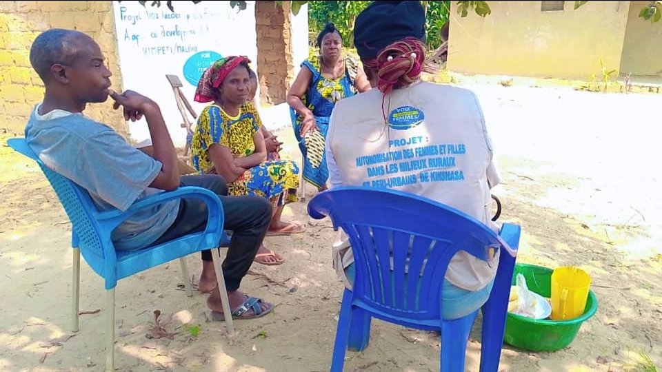 FspdRdc's tweet image. Dans le cadre du projet Voix  et Leadership des Femmes , financé par les affaires Mondiales Canada, exécuté par  le Centre Carter,  ce samedi 8/06/2024. L'ONGDH  Femmes Solidaires pour la Paix et le Développement "FSPD" a organisé  une mission de suivi des activités  sur  terrain