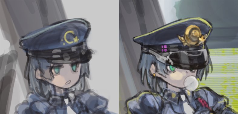otorihara's tweet photo. 毎度描き始めの人間の解像度が低すぎて自分で驚いている https://t.co/kHdvwmcL9j