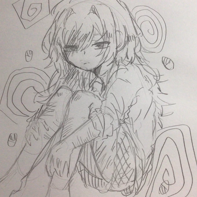 どんだけ体調不良でも絵を描く私。 