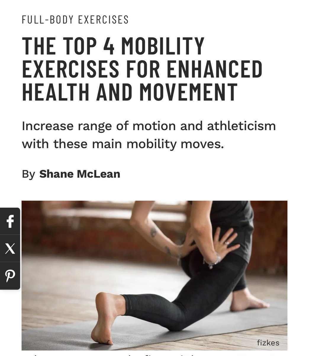 muscle_fitness's tweet photo. THE TOP 4 MOBILITY EXERCISES FOR ENHANCED HEALTH AND MOVEMENT
Increase range of motion and athleticism with these main mobility moves.
By Shane McLean @outbackperformances
Read Article: https://t.co/jyYTfchnfh
#AgilityExercises #BodyHealth #ExerciseTechnique #FatLossExercises #FitnessTips #Glutes #GlutesExercises #HealthTips #HealthyHabits #HipExercises #Hips #InjuryPrevention #LowerBodyExercises #Mobility #MobilityExercises #TrainingTips
