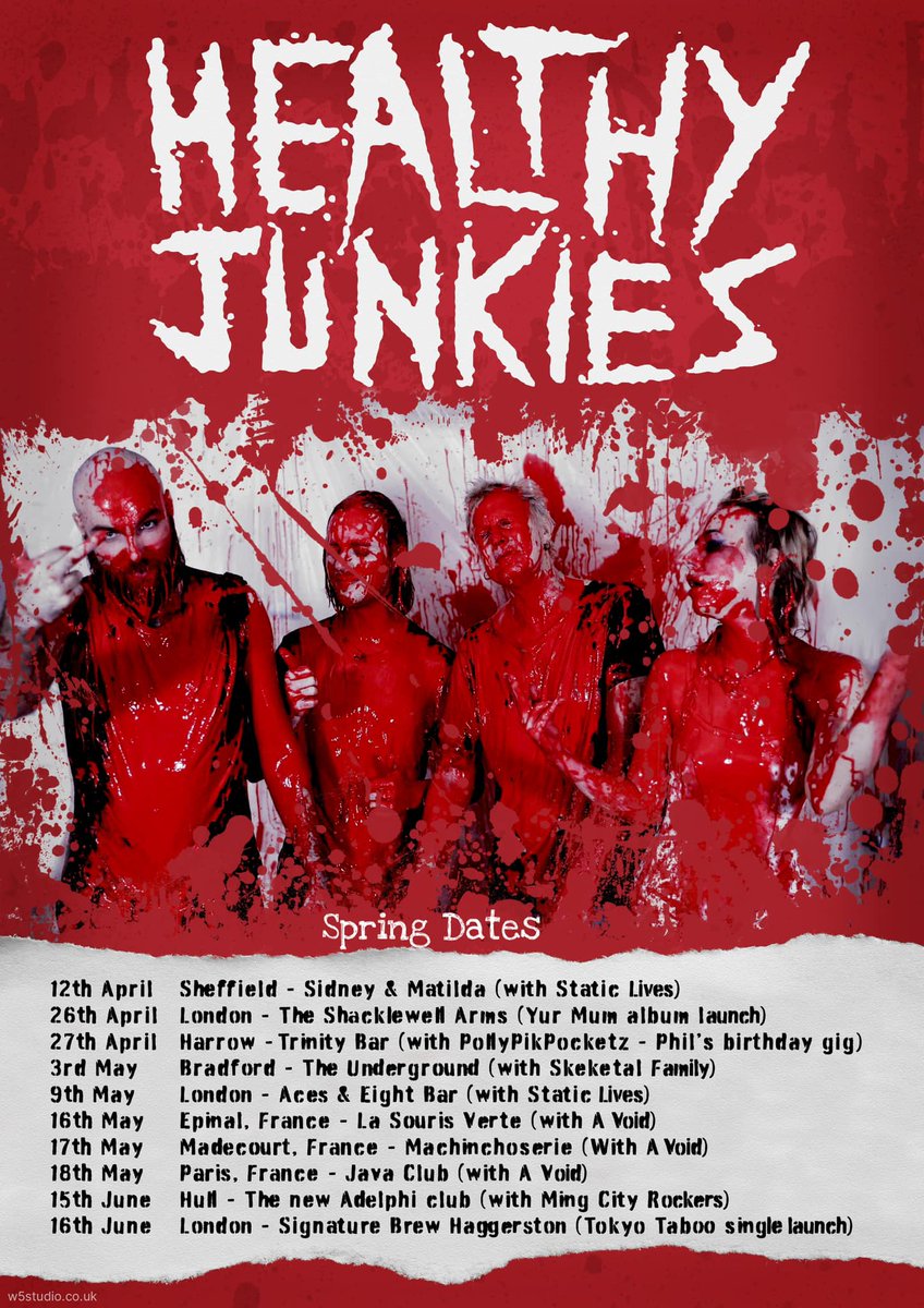 Timothy Britton (@tims_discovery) on Twitter photo Next shows for <a href="/HealthyJunkies/">Healthy Junkies</a> Sat 15 Jun at <a href="/TheAdelphiClub/">The New Adelphi Club</a>, #Hull w/ Ming City Rockers. Details bit.ly/3J1SfWp & Sun 16 Jun at <a href="/SignatureBrewE8/">Signature Brew Haggerston</a>, #Haggerston for <a href="/TokyoTabooUK/">Tokyo Taboo</a>โs โMosquitoโ single launch. Details bit.ly/3yHUbkK. #LiveMusic #promotion #London Next shows for <a href="/HealthyJunkies/">Healthy Junkies</a> Sat 15 Jun at <a href="/TheAdelphiClub/">The New Adelphi Club</a>, #Hull w/ Ming City Rockers. Details bit.ly/3J1SfWp & Sun 16 Jun at <a href="/SignatureBrewE8/">Signature Brew Haggerston</a>, #Haggerston for <a href="/TokyoTabooUK/">Tokyo Taboo</a>โs โMosquitoโ single launch. Details bit.ly/3yHUbkK. #LiveMusic #promotion #London