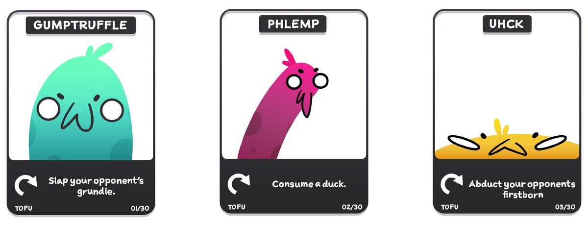 Just under 2 hours until the <a href="/unclechops_/">Uncle Chop's Rocket Shop</a> developer stream! Introducing todays hosts... You're bound to recognise these household names, fan favourites from SNACO™, introducing Gumtruffle, Phlemp &amp; Uhck!
#unclechops #nextfest #steamnextfest #steamgame #freedemo