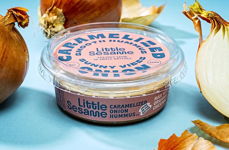 PSA 🤤 if you’re into savory with a tinge of sweetness the <a href="/EatLittleSesame/">Little Sesame</a> caramelized onion hummus is THAT girl 

IT IS SOOOO GOOD 🤤