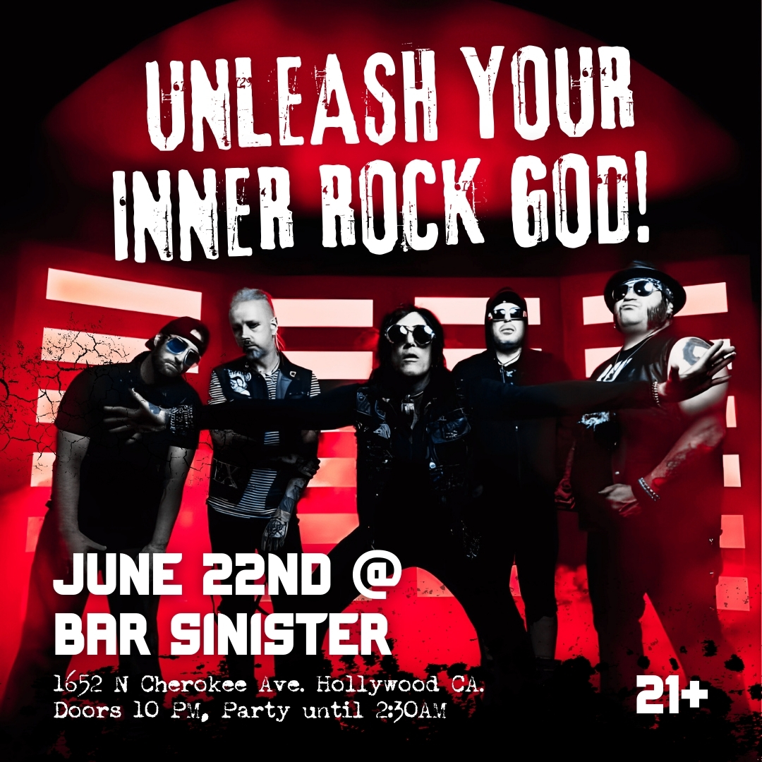 ️⚡️ Get ready to unleash your inner rock god and dominate the stage with Blacklist Union at Bar Sinister on Saturday, June 22nd! 🤘🎸 It's time to crank up the volume, unleash the fury, and show the world what real rock 'n roll is all about. Don't miss out on the mayhem!